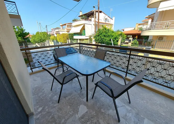 Seaside With Parking In Melissi Апартаменты